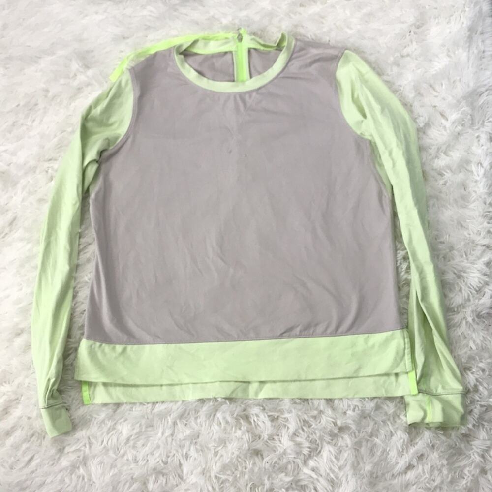 Lululemon Warm Up Crew Dune Faded Zap